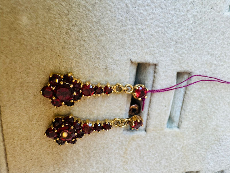 GF VCT Garnet earrings