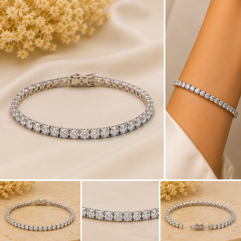 Diamond Bracelet in 14K White Gold - KGD 41419