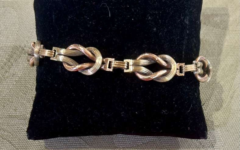 Victorian G.F. Bi-color Link Bracelet