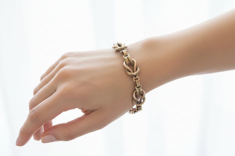 Victorian G.F. Bi-color Link Bracelet