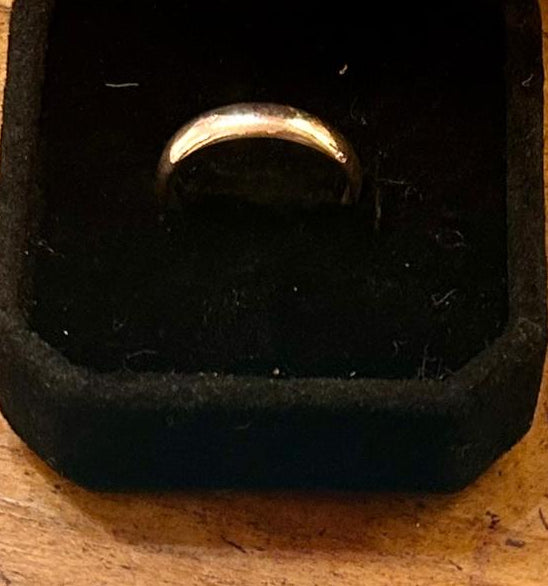 Vintage 14K Gold Plain Band Ring Size 6