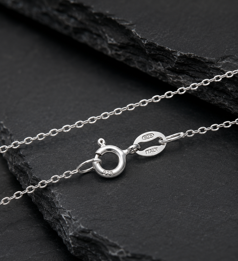 Sterling Silver Cable Chain Necklace