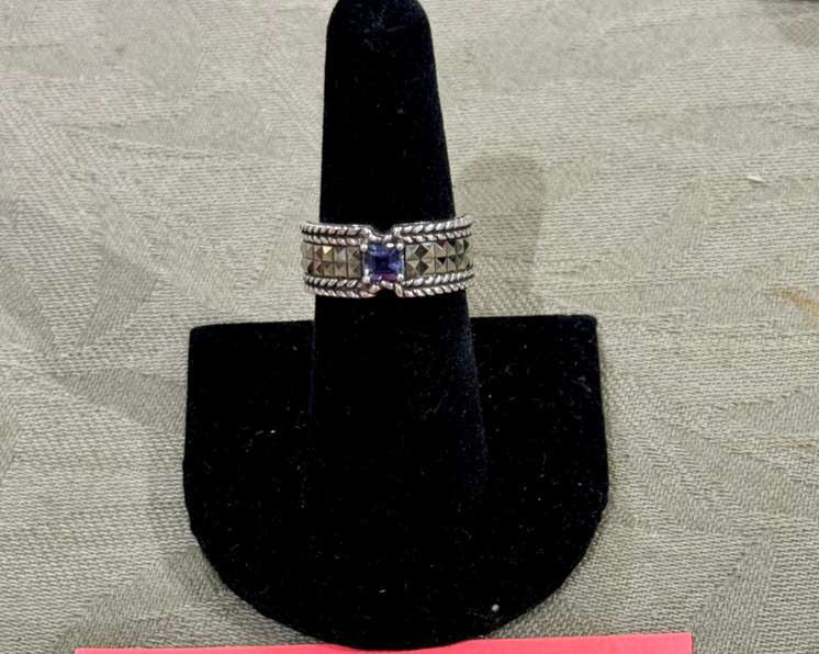 SS Marc w/ Purple Stone Ring