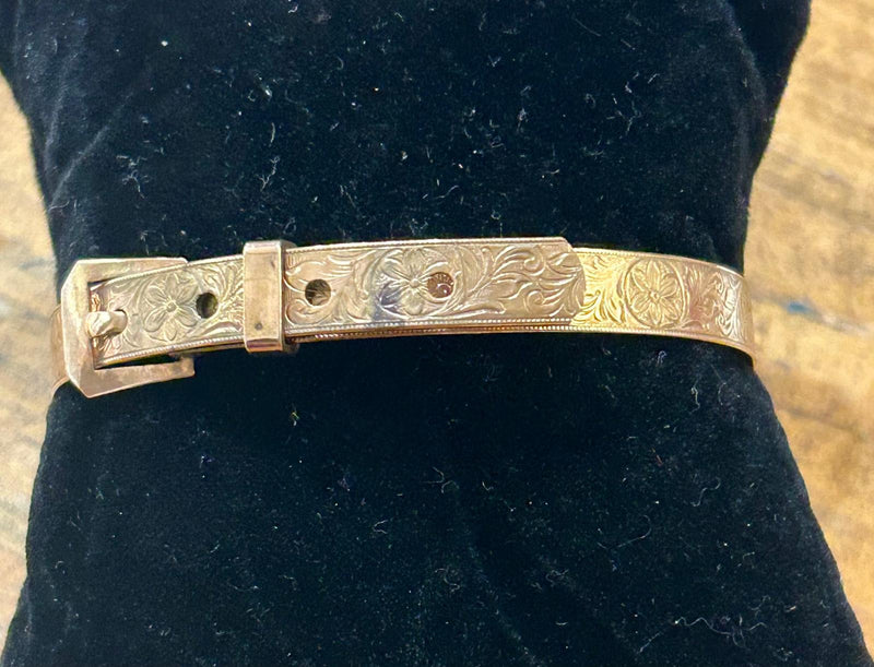 1940s Gold-Filled Buckle Bracelet