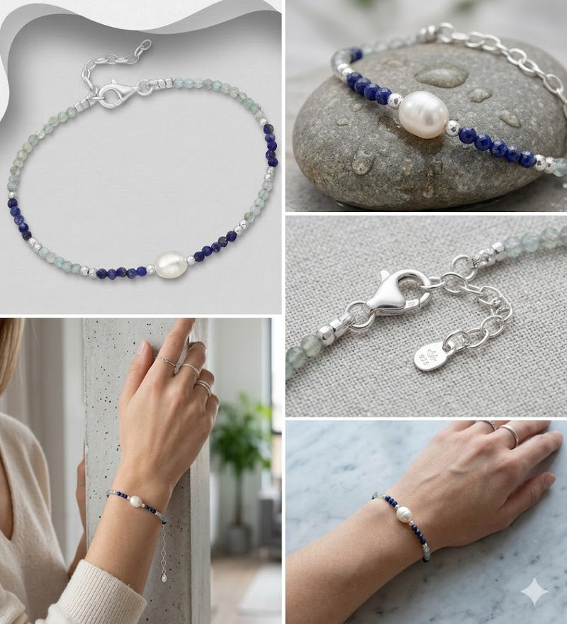 Italian Delight Pearl Gemstone Bracelet