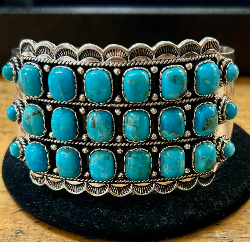 Sterling Silver Turquoise Cuff Bracelet