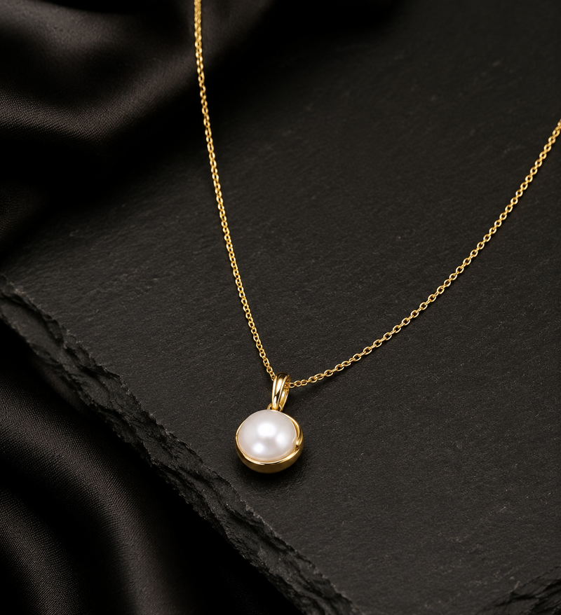 Sterling Silver Freshwater Pearl Pendant Necklace