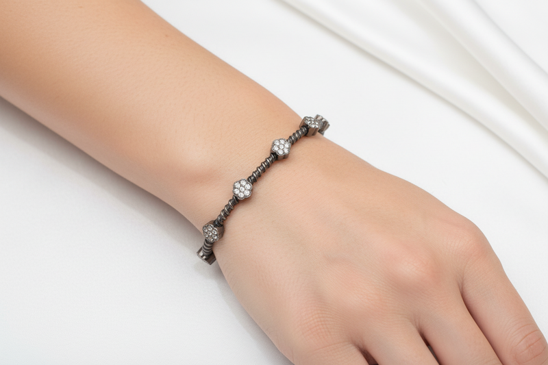 Diamond Sterling Bracelet