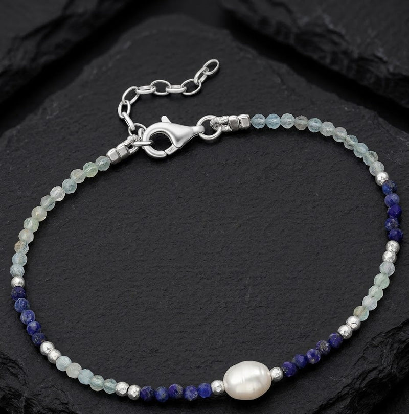 Italian Delight Pearl Gemstone Bracelet