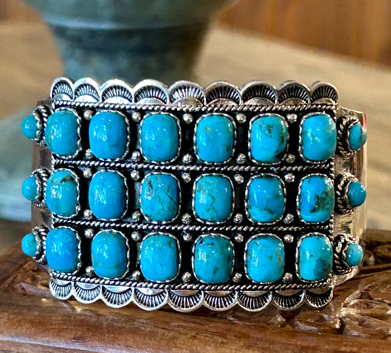 Sterling Silver Turquoise Cuff Bracelet