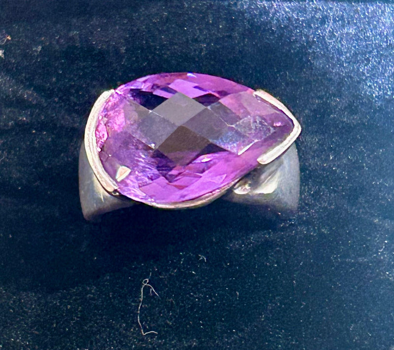 SS Amethyst Ring