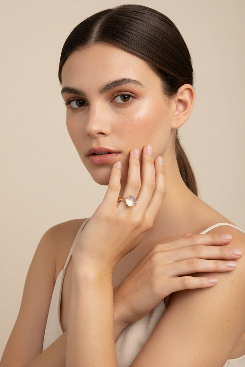 10K VCT Moonstone ring