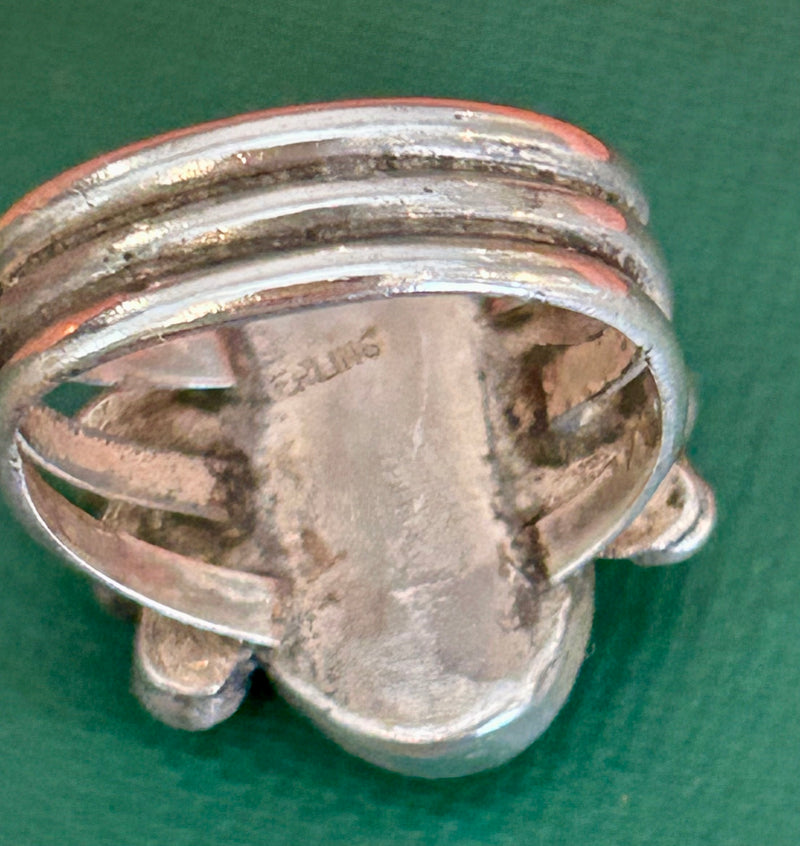 Sterling silver turquoise ring size 7 1/2