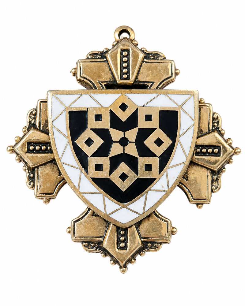 GF VCT Brooch with enamel