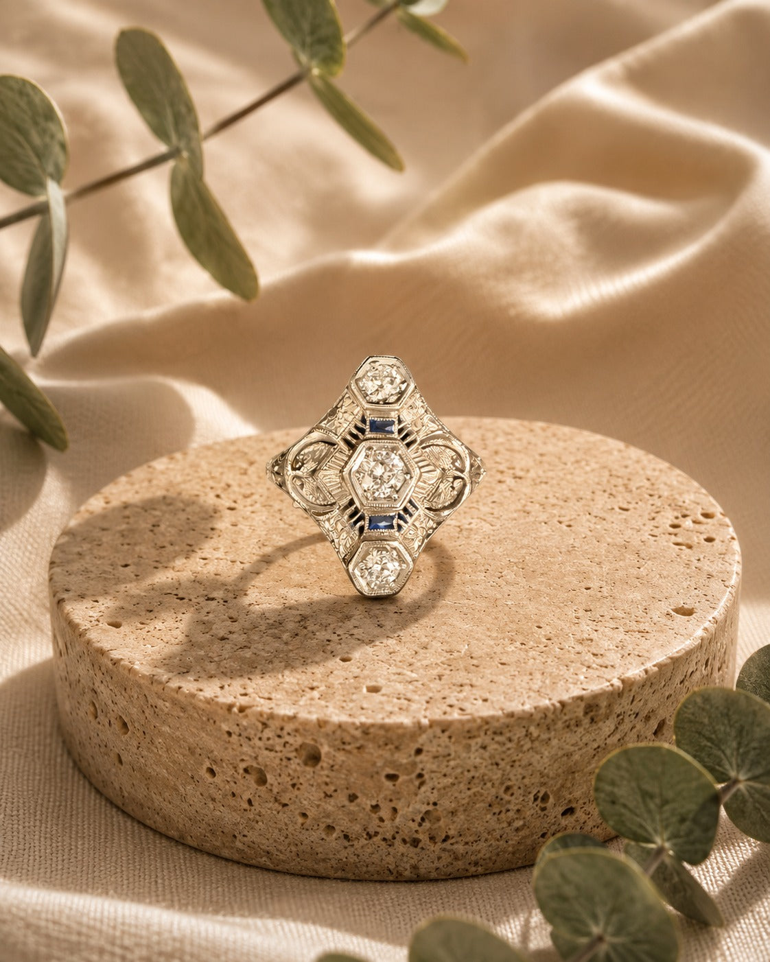 Antique + Estate Diamond Jewelry