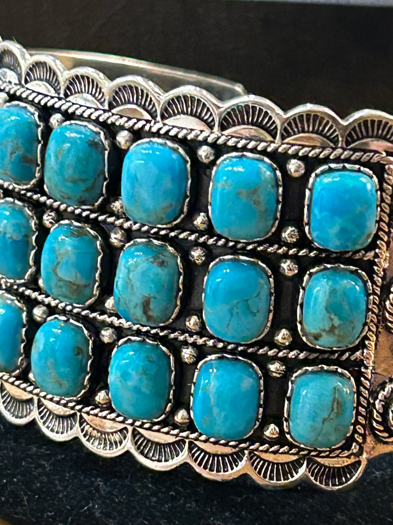 Sterling Silver Turquoise Cuff Bracelet