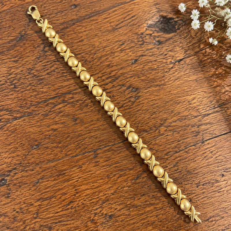 Gold Tone Beaded Love-Inspired Jewelry