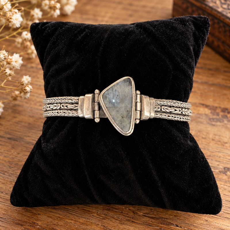 Sterling Silver Labradorite Bracelet