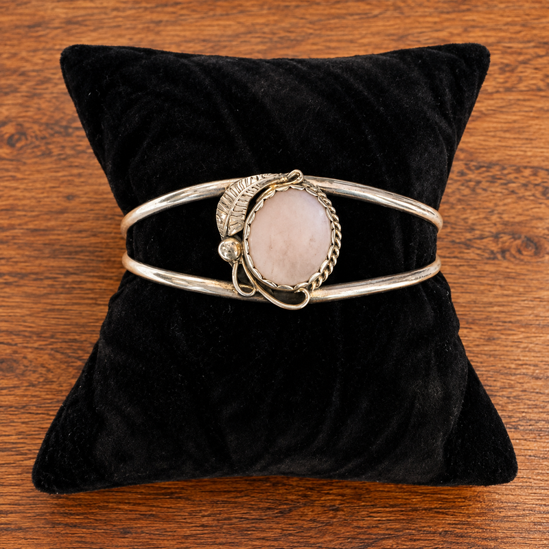 Sterling Silver Mother of Pearl Cuff Bracelet