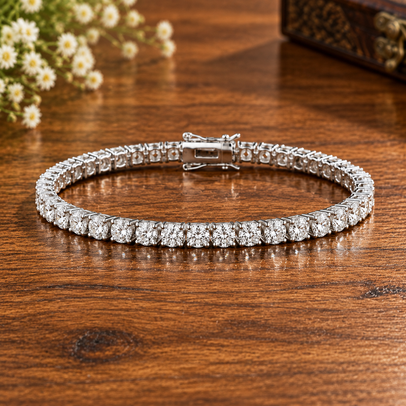 Diamond Bracelet in 14K White Gold - KGD 41419