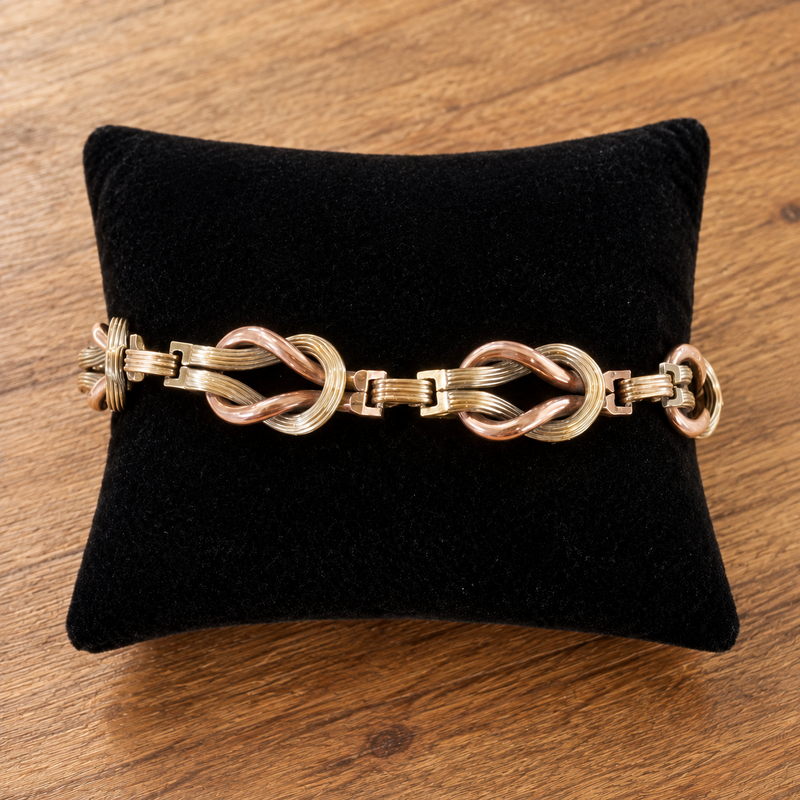 Victorian G.F. Bi-color Link Bracelet
