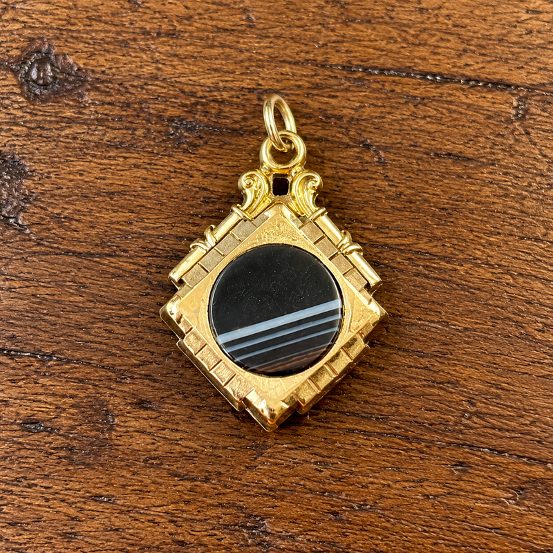 Gold Filled Victorian FOB - 7/8” x 1”