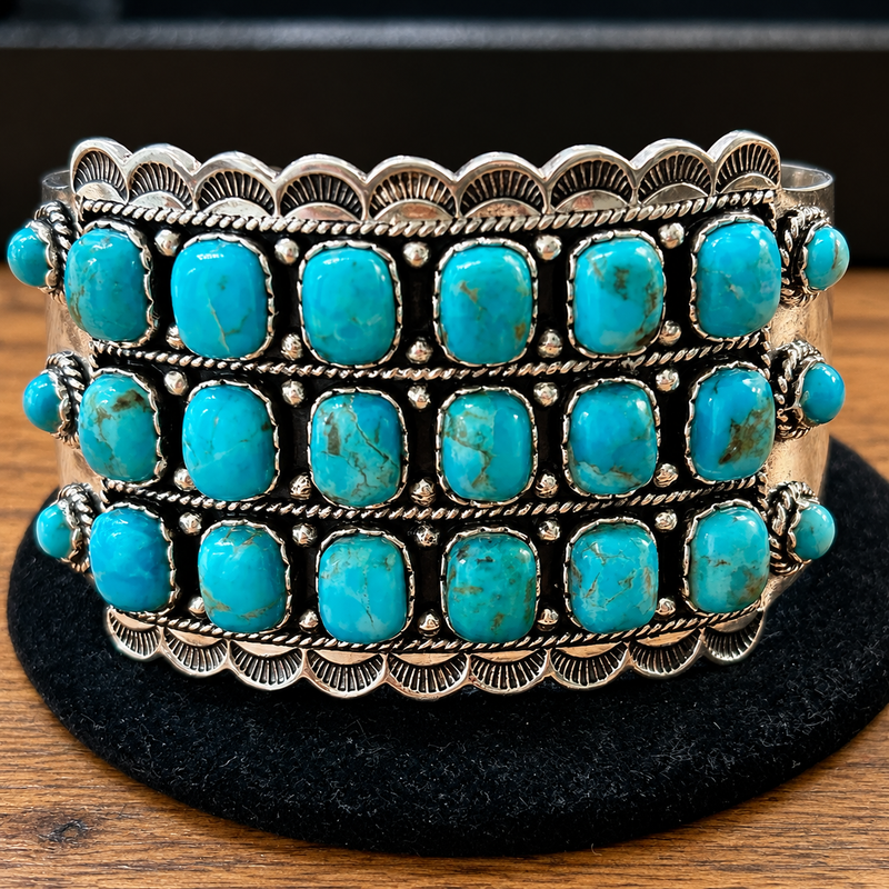 Sterling Silver Turquoise Cuff Bracelet
