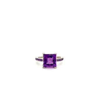 Amethyst Ring in .925 Sterling Silver - KSR 17411