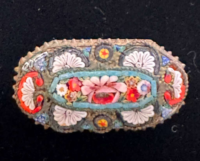 A group of seven Micro Mosaic Pins