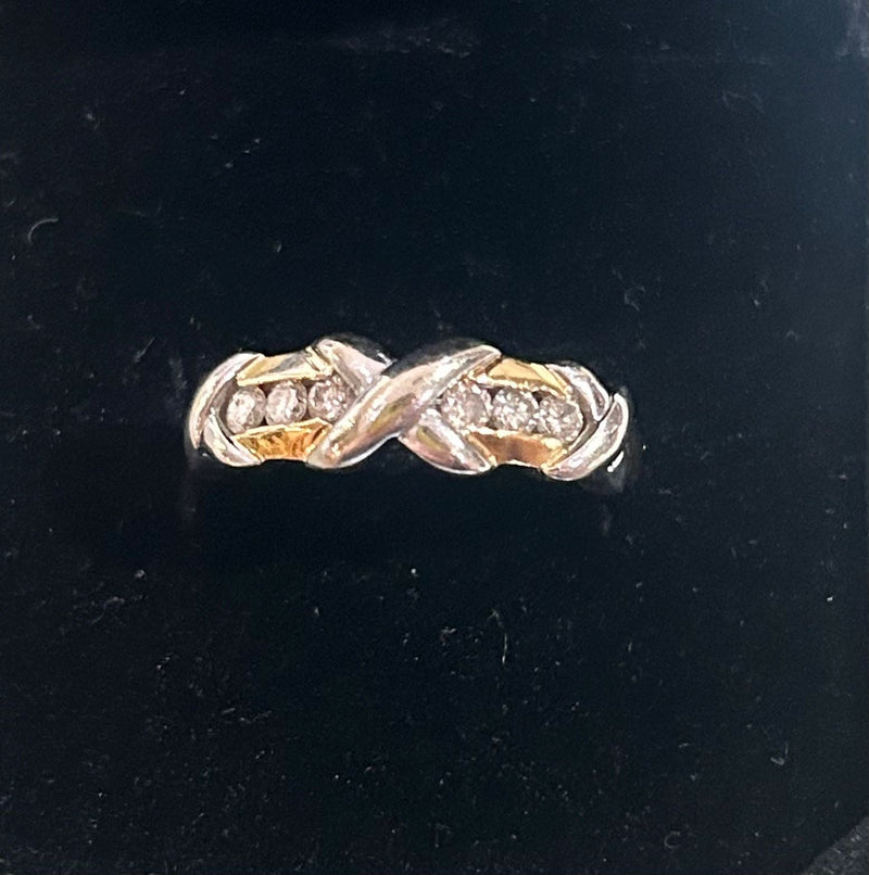 14K X and Diamond Band (Y8780NG)