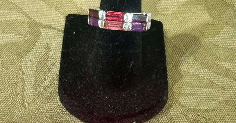 Multi Gem Band S.S. Ring