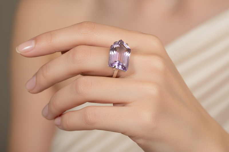 S.S. Vintage Amethyst Ring