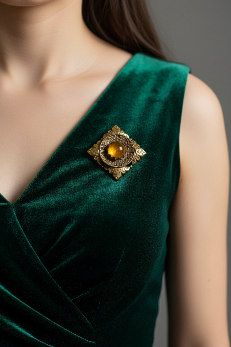 GF Victorian pin (circle in a square)