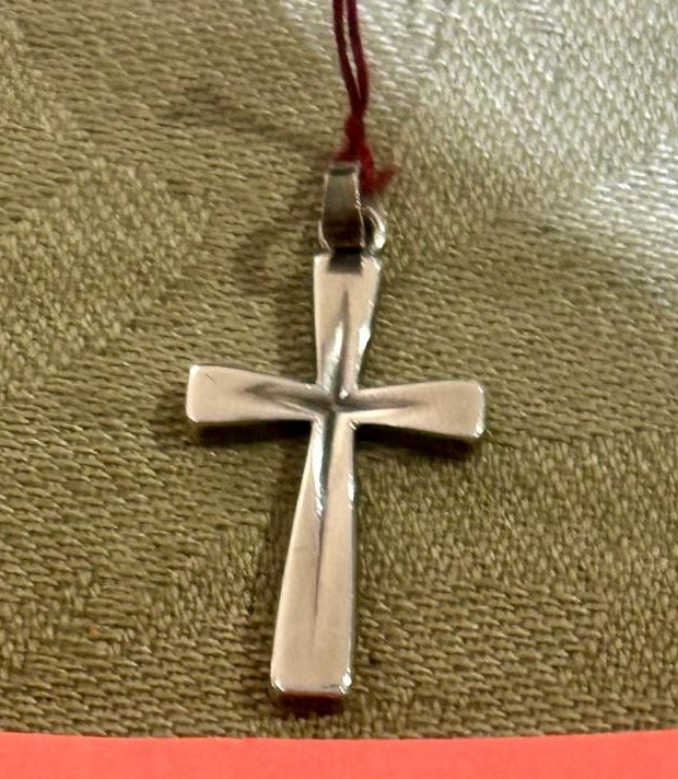 SS Cross with chain