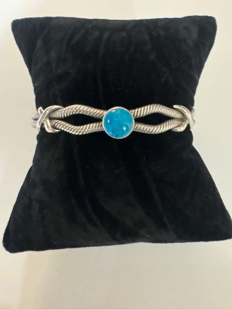 Twisted SS with turq cuff