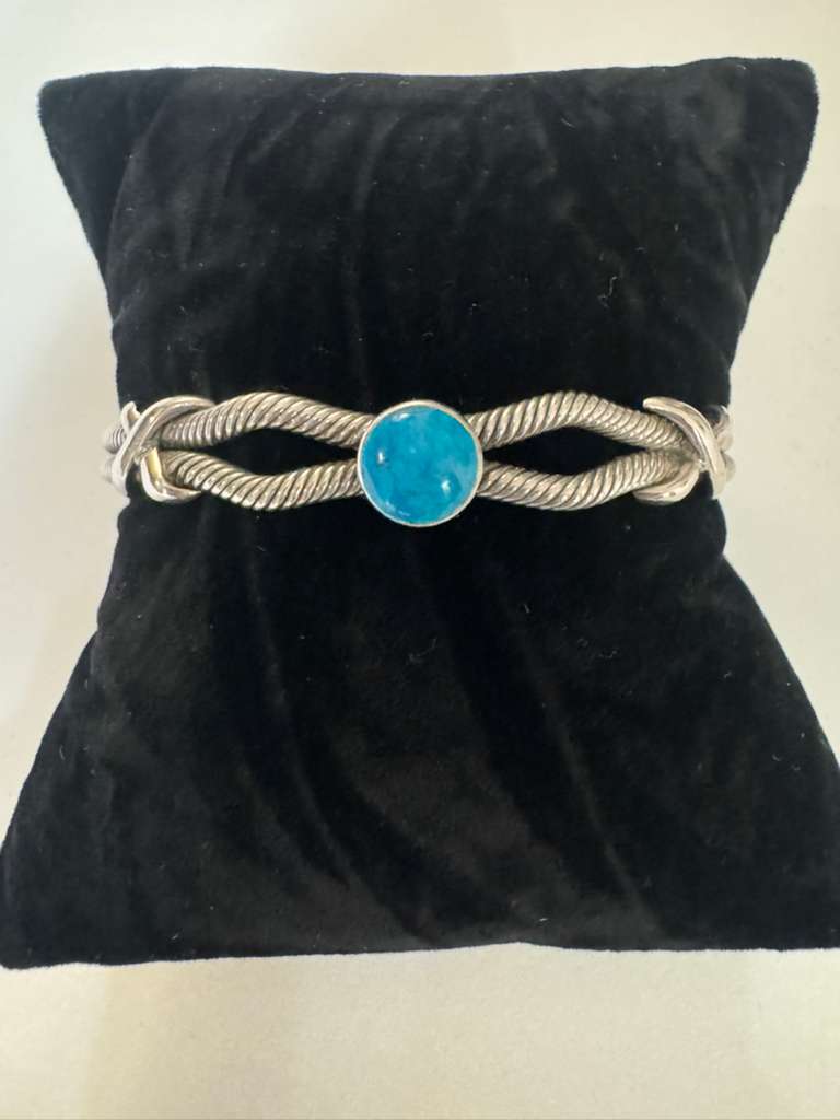 Twisted SS with turq cuff