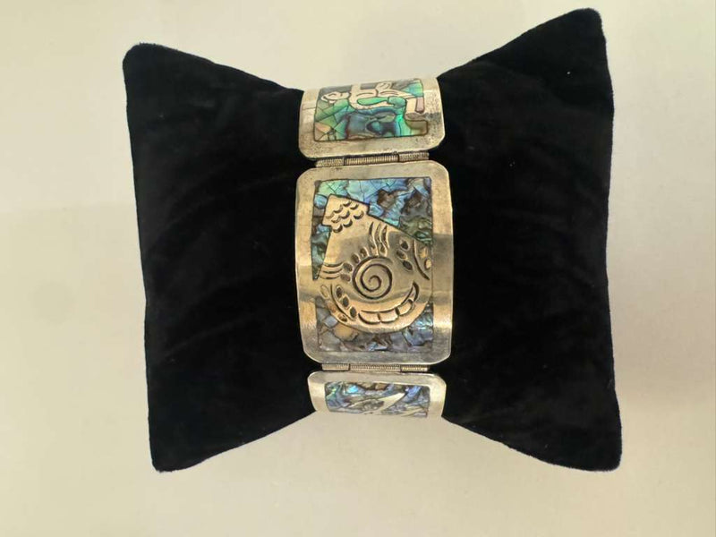 SS Abalone 5 link mexico bracelet