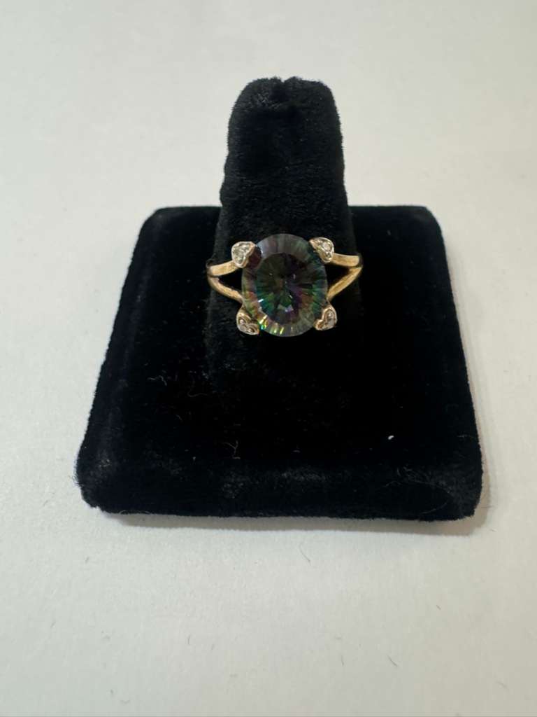 10k Mystic topaz