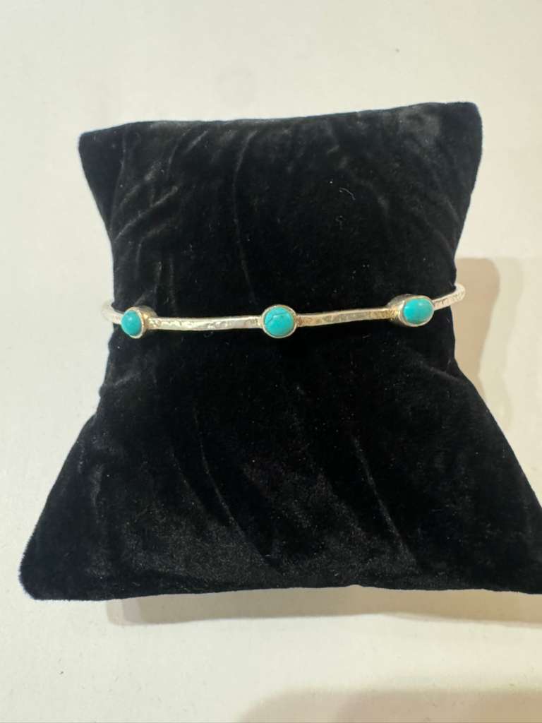 Turq silver not SS Bangle