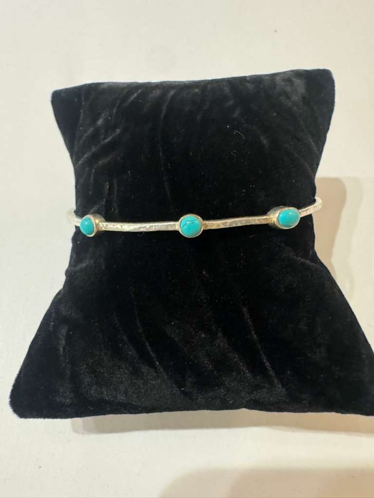 Turq silver not SS Bangle