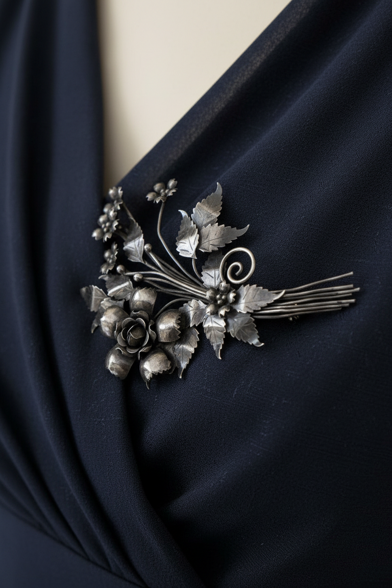 1940's SS Flower pin