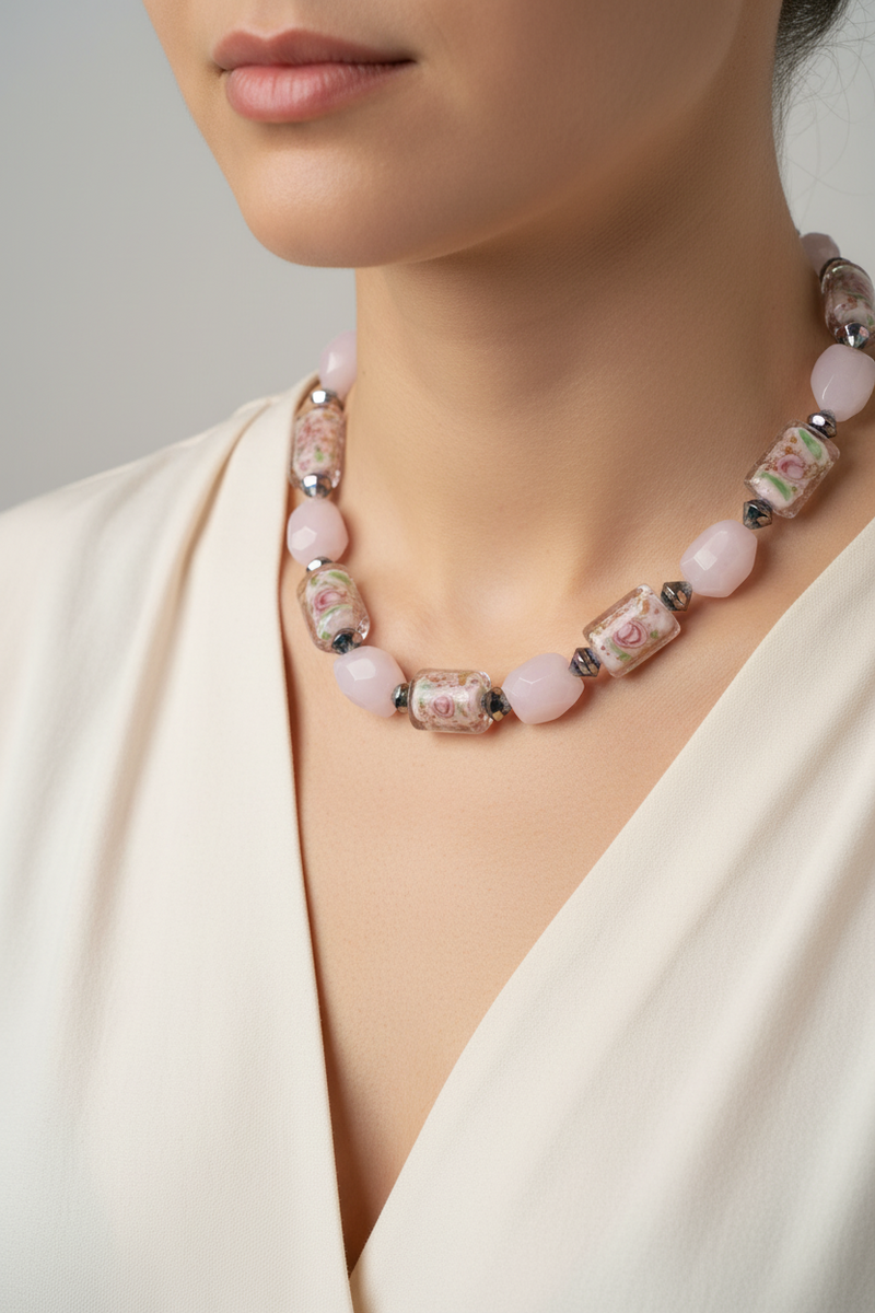Venetian glass necklace