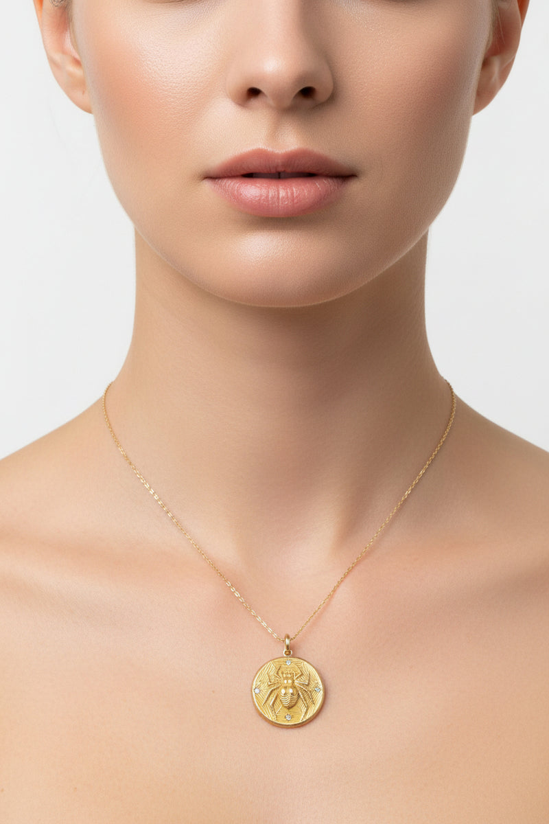 Vintage Spider pendan