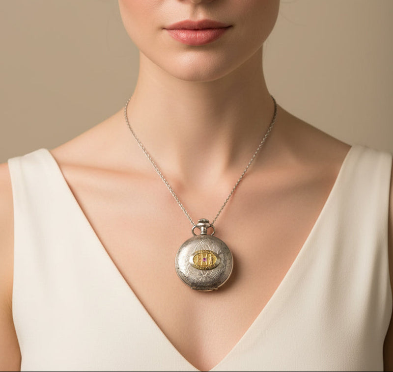 G.F. 14K Vict pocket watch