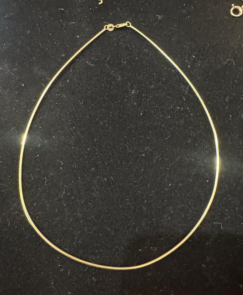 14K 16" chain