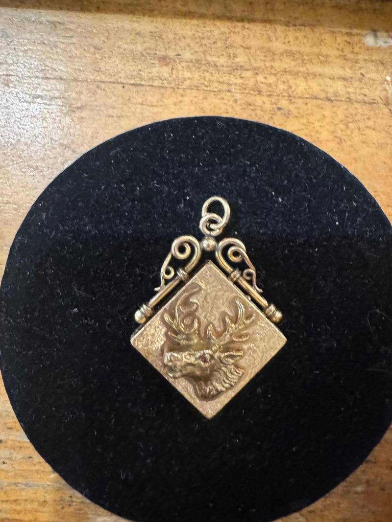 G.F. Elk Locket Vict