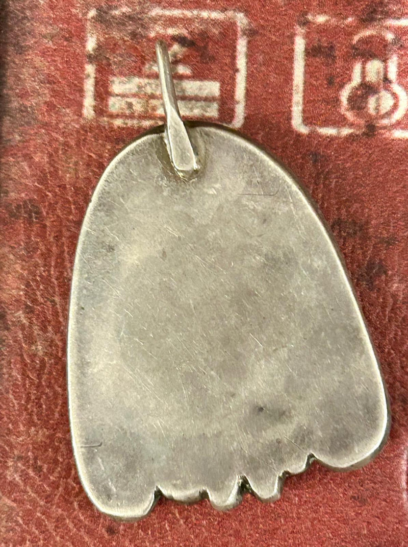 Vintage Sterling Silver and Turquoise pendant