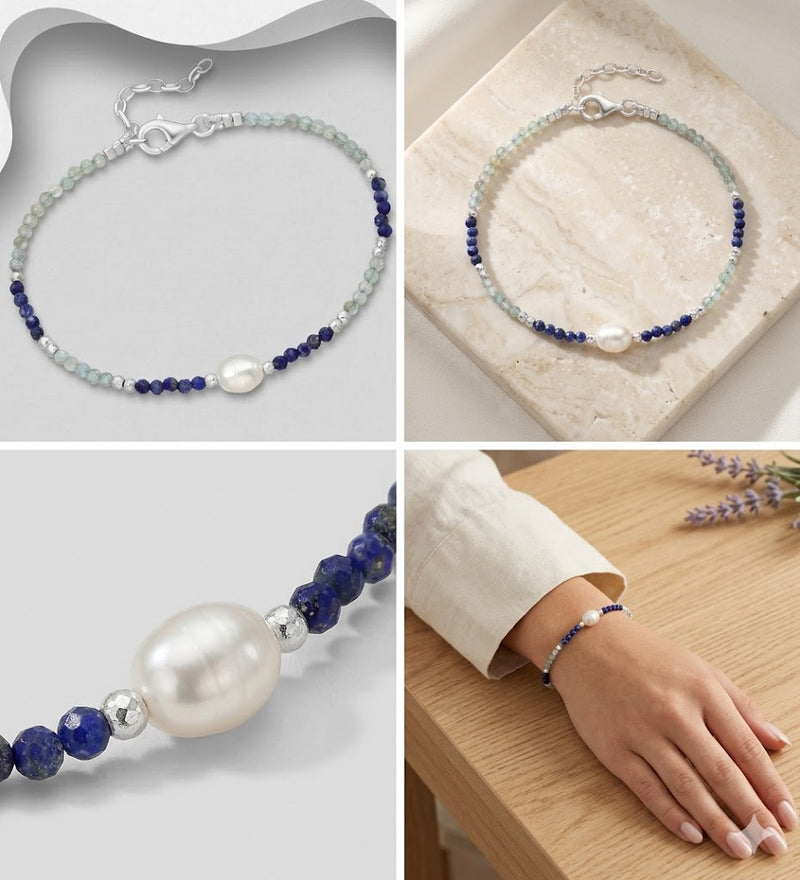 Italian Delight Pearl Gemstone Bracelet