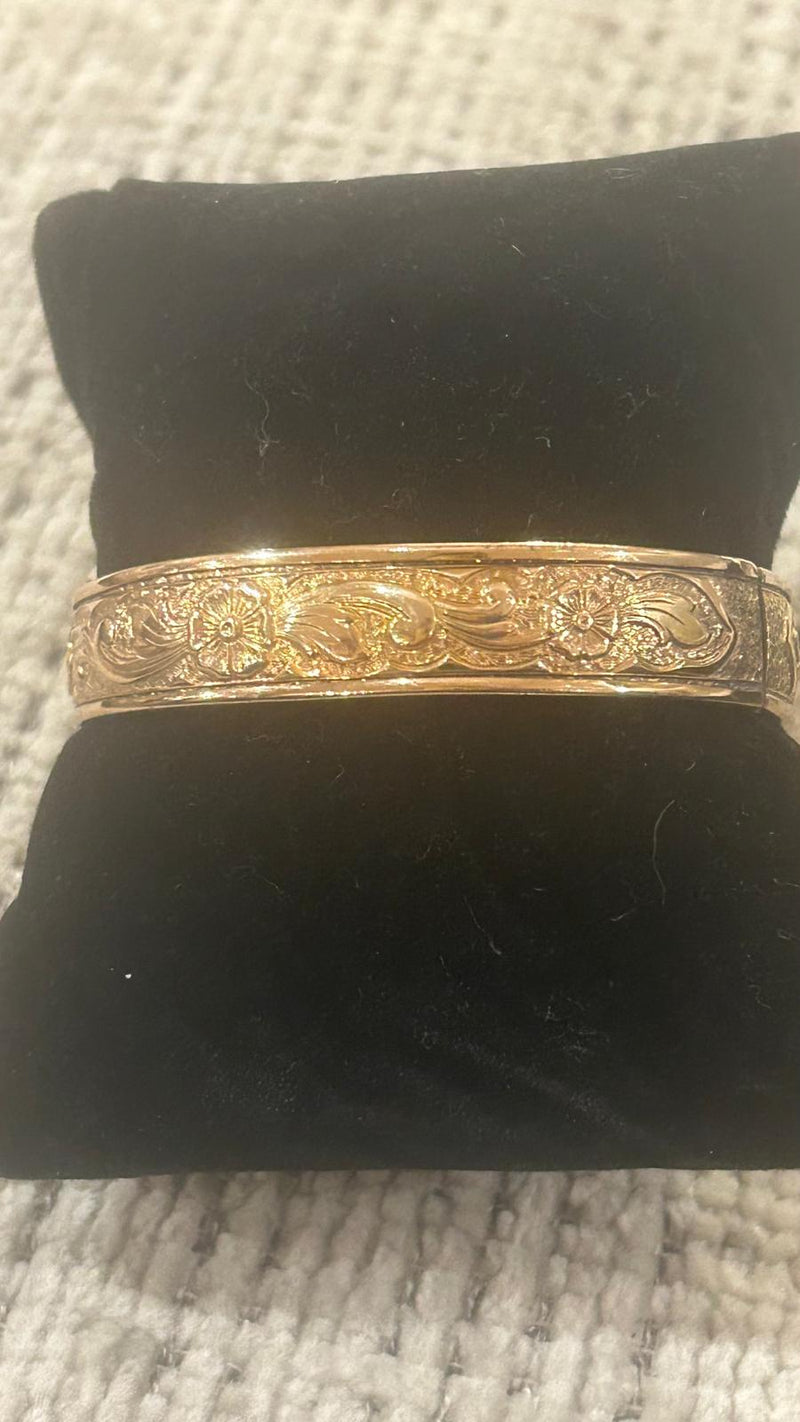 1920s Gold-Filled Floral Bracelet