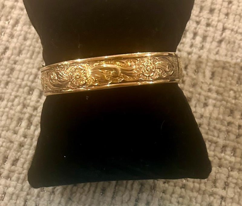 1920s Gold-Filled Floral Bracelet